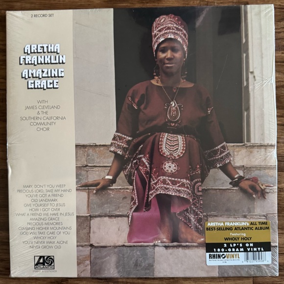Aretha Franklin Amazing Grace on Vinyl - Picture 2 of 3
